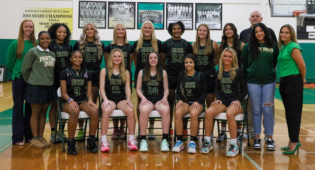 Knox Catholic High School Girls Basketball Team Photo 2023